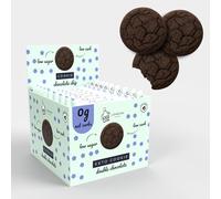 London Apron Low Sugar Cookies I 12x35g I 0g Net Carbs I Keto Friendly I High Protein I Low carb I Natural Ingredients I Keto Snacks I Gluten Free I Vegan I Diabetic Friendly (Double Chocolate)