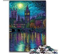 London at Night 1000 Piece Jigsaw Puzzles for Adults, Challenging Game for Is Ideal As A Gift for The Whole Family (50x75cm)