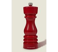 London Beech Wood Salt Mill 180mm - Red Cole & Mason Red One Size