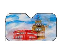 London Big Ben EnglFlag Art Car Windscreen Sun Shade Window Sunshade M