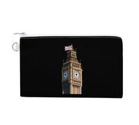 London Big Ben Funny Coin Purse Portable Zipper Change Multifunctional Pouch Bag Gift for Men Women