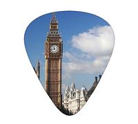 London Big Ben Print Guitar Picks Personalized Novelty Guitar Plectrums For Electric Guitar Acoustic Guitar 12 Pack