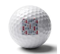 London Big Ben Tower Bridge Custom Golf Ball Soft Practice Golf Balls Performance Distance And Speed for Indoor Outdoor
