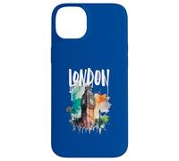 London Big Ben Tower On Colorful Watercolor Background Case for iPhone 14 Plus