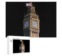 London Big Ben Wooden Puzzle Letter on Back Adults Difficult Jigsaw Puzzles for Home Decor Birthday Gift