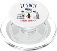 London Black Cab Great Britain British Royal Guards Boys PopSockets PopGrip for MagSafe