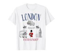 London Black Cab Great Britain British Royal Guards Boys T-Shirt