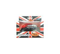 London Black Cab Taxi Car Model Pull Back & Go Kids Toy Die Cast Metal