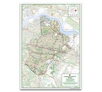 London Borough Map - Bexley - Size A0-84.1 x 118.9cm - Paper Laminated