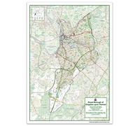 London Borough Map - Kingston Upon Thames - Size A0-84.1 x 118.9cm - Paper Laminated