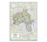 London Borough Map - Tower Hamlets - Size A0-84.1 x 118.9cm - Paper Laminated