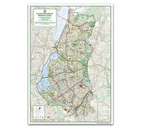 London Borough Map - Waltham Forest - Size A0-84.1 x 118.9cm - Paper Laminated