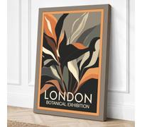 London Botanical Exhibition Canvas Wall Art Print 36x24 Inch