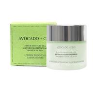 London Botanical Laboratories Avocado + CBD thc free 8-Hour Avocado Anti-Wrinkle Sleeping Mask 50ml in Green London Botanical Laboratories Green