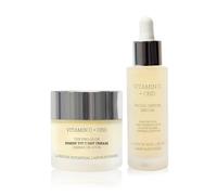 Vitamin C Day cream Anti-Aging 50ml + Vitamin C Anti-Aging Serum 30ml London Botanical Laboratories Clear One Size