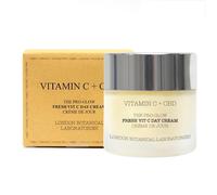 Vitamin C thc free CBD Pro-Glow Fresh Vitamin C Anti-Aging Day Cream 50ml London Botanical Laboratories Light Yellow One Size