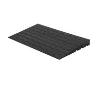 London Boutique Rubber Threshold Ramp,heavy Duty Rubber Ramp,rubber Kerb Ramp With High Friction Anti-Slip Surface,61 X 107 X 6Cm
