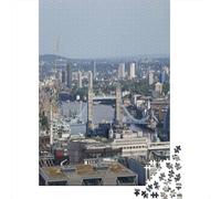 London Bridge 1000 Piece Jigsaw Puzzle for Adults - A Great Gift Idea for Men & Women, Challenging Wall Art for Home Decoration 38x26cm/1000pcs
