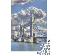 London Bridge 1000 Piece Jigsaw Puzzle for Adults And Kids-Challenging Hard Puzzle Game,Home Decoration & Family Fun 70x50cm/1000pcs