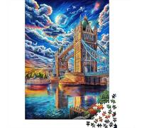 London Bridge 1000 Piece Jigsaw Puzzle with Whimsical Design - A Charming Challenge for Adults And Kids Age 14 Years Up70x50cm/1000pcs