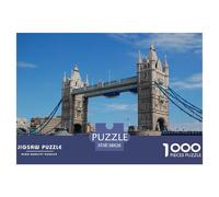 London Bridge 1000 Piece Jigsaw Puzzle with Whimsical Design - A Charming Challenge for All Ages And Beautiful Home Decoration 38x26cm/1000pcs