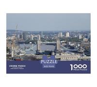 London Bridge 1000 Piece Puzzle for Adults - Challenging Jigsaw for Mindfulness & Wall Art, Premium Quality with Detailed Art Print 70x50cm/1000pcs