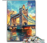 London Bridge 2000 Piece Jigsaw Puzzles for Teenagers Gifts, for Age 14+ Home Art Decor Family Games Christmas Birthday Gifts (70x100cm)