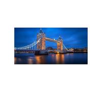 London Bridge Diamond Art Kits Adults with Diamond Art Accessories, DIY Crystal Gem Crafts Kits for Kids, Landscape Rhinestones Paint by Numbers on Canvas 40 x 20In, Wall Artwork Room Decor 2509-10842