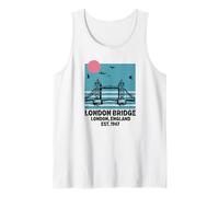 London Bridge England Souvenir UK United Kingdom Tank Top