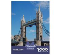 London Bridge Puzzle 1000 Piece Jigsaw Puzzles Game for Adults Educational Game Challenge Toy Difficult Hard Puzzle 38x26cm/1000pcs