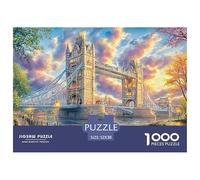 London Bridge SceneAwe-Inspiring Jigsaw Puzzles for Adults A 1000-Piece (Advanced) Saga of Impossible, Hard, And Difficult Challenging Puzzle Games for Women & Men - A Bonding Adventure for Adults An