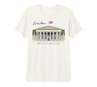 London, British Museum, Hand Drawing, England Premium T-Shirt