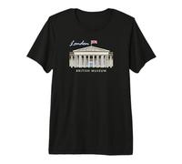 London, British Museum, Hand Drawing, England Premium T-Shirt