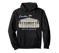 London, British Museum, Hand drawing, England Pullover Hoodie