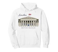 London, British Museum, Hand drawing, England Pullover Hoodie