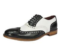 London Brogues Gatsby Black / White UK 12