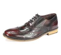 London Brogues Gatsby Hi Shine Bordo UK 7