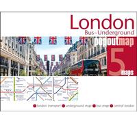London Bus and Underground PopOut Map: (PopOut Maps)