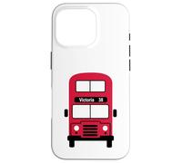 London Bus Design Iconic City Travel UK Gift Case for iPhone 16 Pro