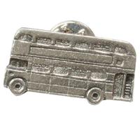 London Bus Lapel Pin Badge In Velvet Pouch Or Gift Box With Free Engraving 224