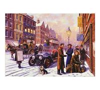 London Cab Rolls Royce Car Traditional Nostalgic Christmas Xmas Card