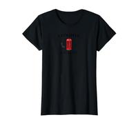 London Calling, England, red Telephone Box, Drawing Value Graphic T-Shirt, Women, Black, L