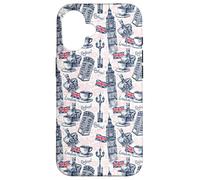 London Case with Big Ben, Booth,Union Jack, English Tea Case for iPhone 16