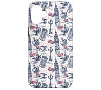 London Case with Big Ben, Booth,Union Jack, English Tea Case for iPhone 16 Plus