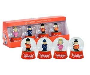 London Characters 45mm Snowglobes Set of 4