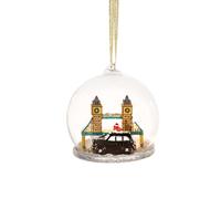 London Christmas Cab Ride Dome Bauble
