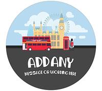 London City - Any Size (4in - 7.5in) Personalised Edible Cake Topper on Premium Icing