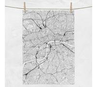 London City Map Tea Towel