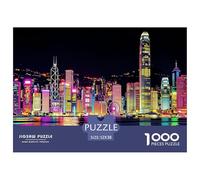 London Cityscape Jigsaw Puzzles Puzzle for Adults Kids. 1000 Pieces Sunset River View Impossible Challenge Toy Educational Games Home Decoration for Educational Games Gifts 52x38cm/1000pcs