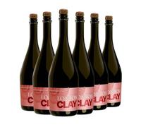 London Clay - English Rosé Brut NV Sparkling Wine - Charmat Method - Vegan - Strawberry, Raspberry & Red Berry Notes - Case of 6 x 75 ottles